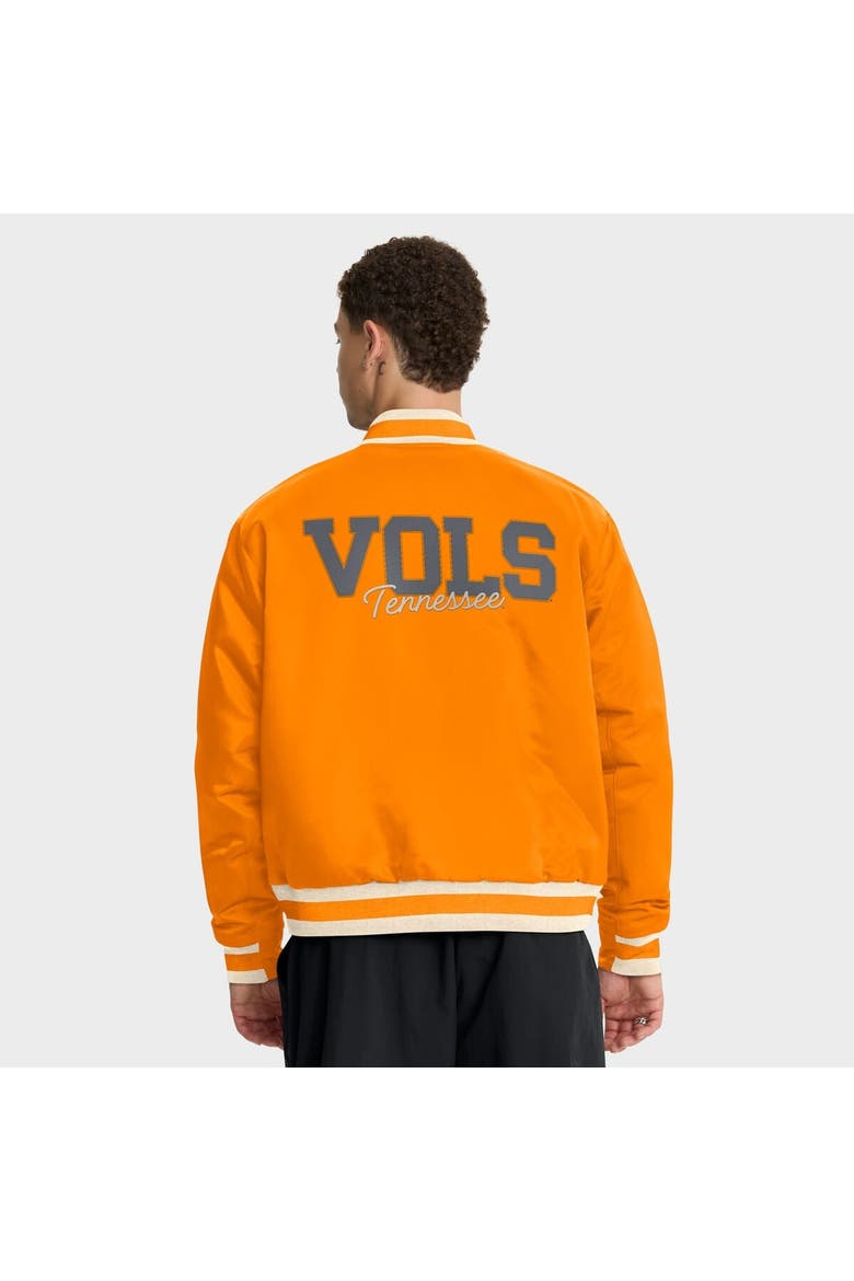 Men's Nike Tennessee Orange Tennessee Volunteers Legacy Full-Snap Bomber Jacket, Alternate, color, Tennessee Orange
