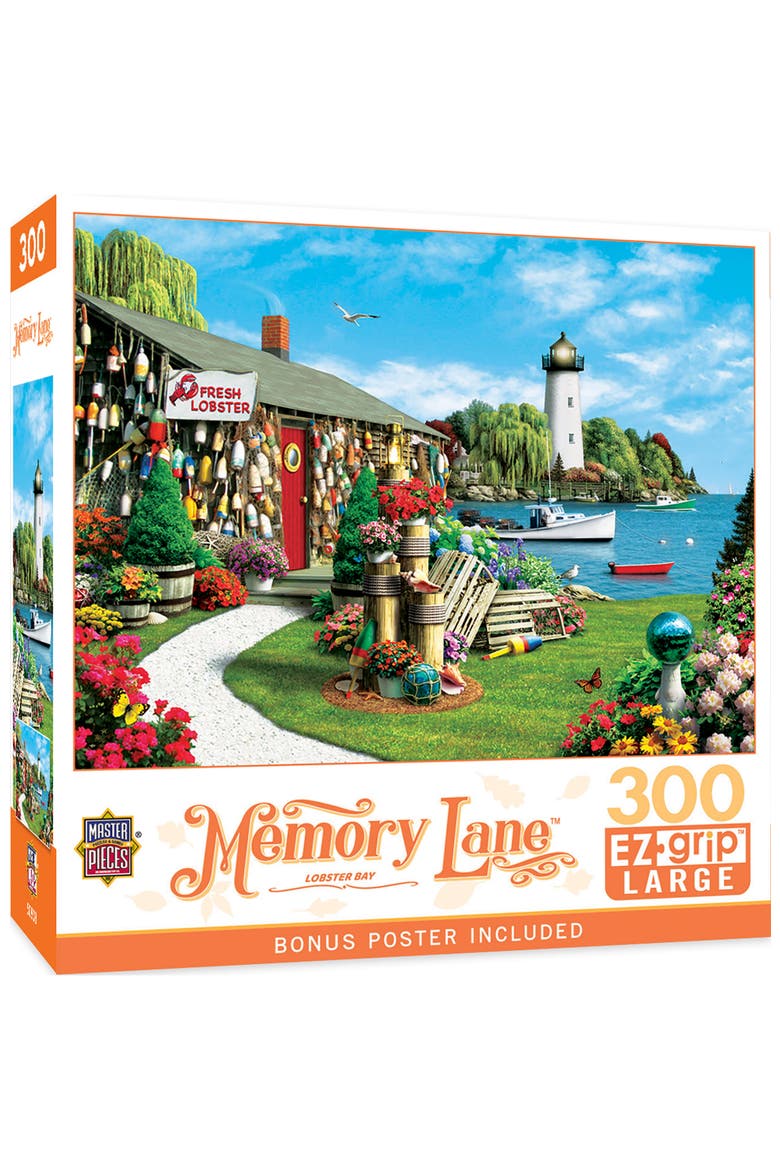 Lobster Bay 300 Piece Jigsaw Puzzle, Main, color, Multicolor