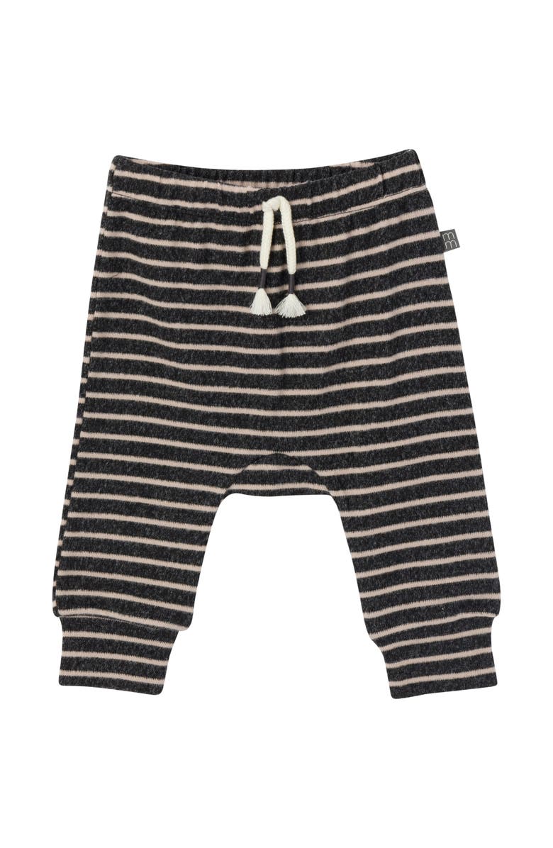 Modern Moments<sup>™</sup> by Gerber Hooded Brushed Hacci Top & Jogger Set, Alternate, color, Dark Grey Heather