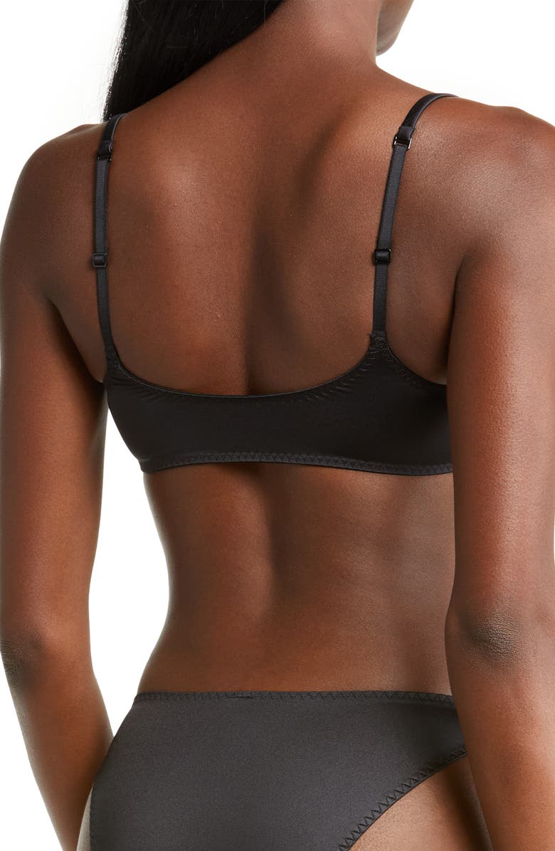 SKIMS Stretch Satin Scoop Neck Bralette, Alternate, color, 