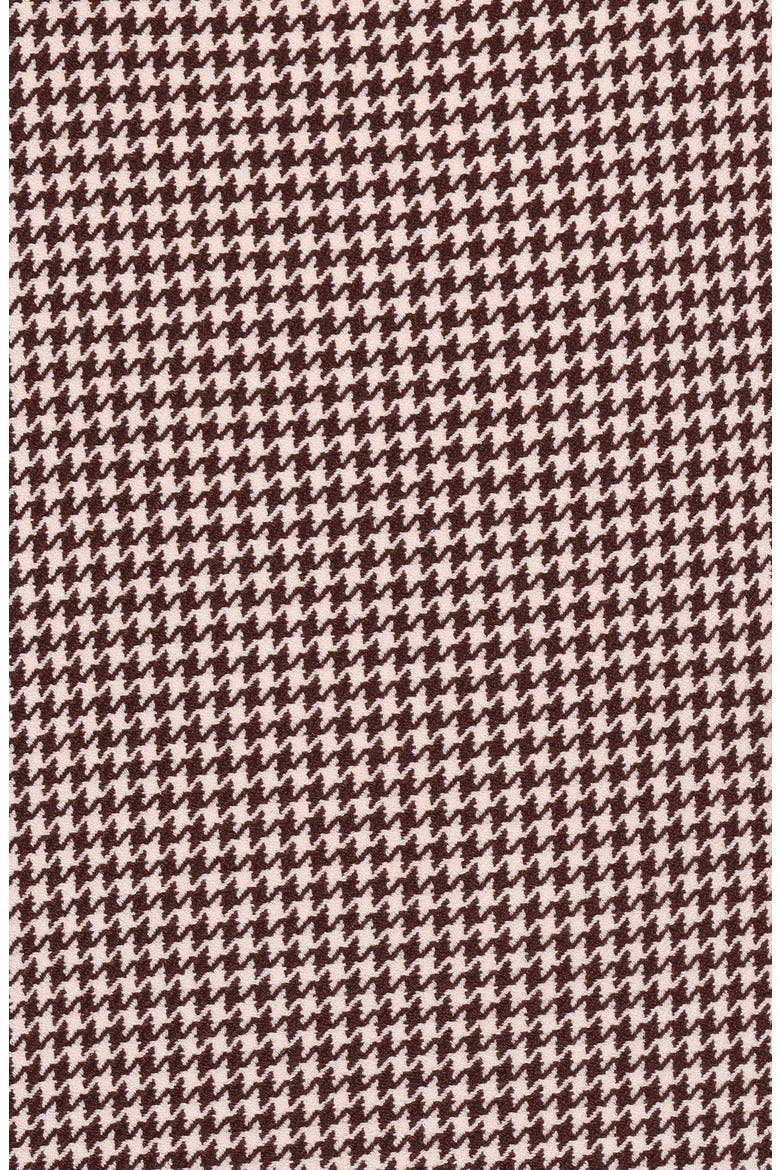 Noah Overall Minidress, Alternate, color, BROWN HOUNDSTOOTH