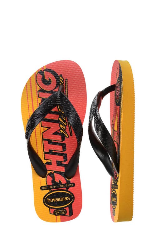 Havaianas 'cars®' Flip Flops In Pop Yellow