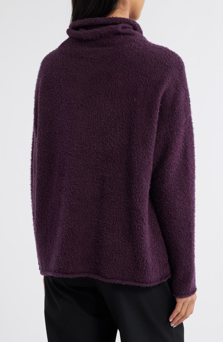 Eileen Fisher Organic Cotton Turtleneck Sweater, Alternate, color,