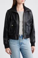 Bernardo Short Leather Jacket