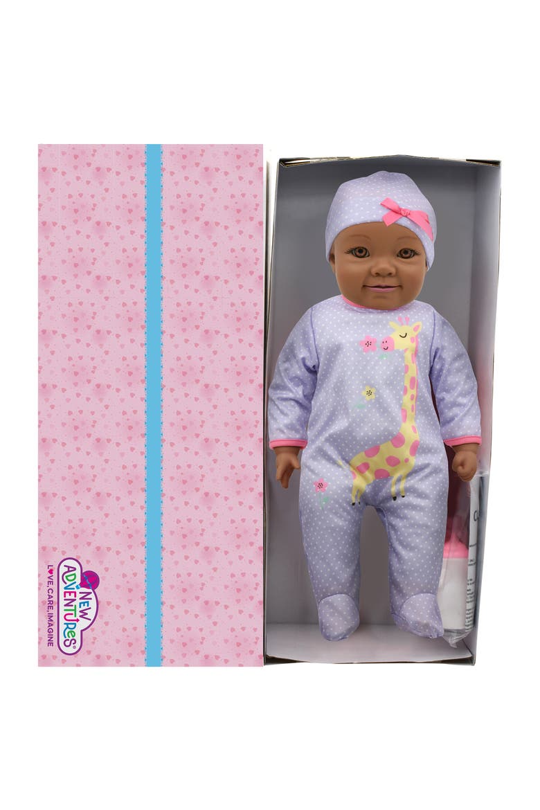 19" Cuddle Baby Aa Purple Giraffe, Alternate, color, Multicolored