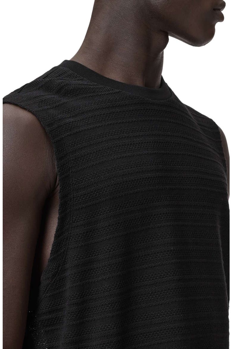 Cove Sweater Vest, Alternate, color, JET BLACK
