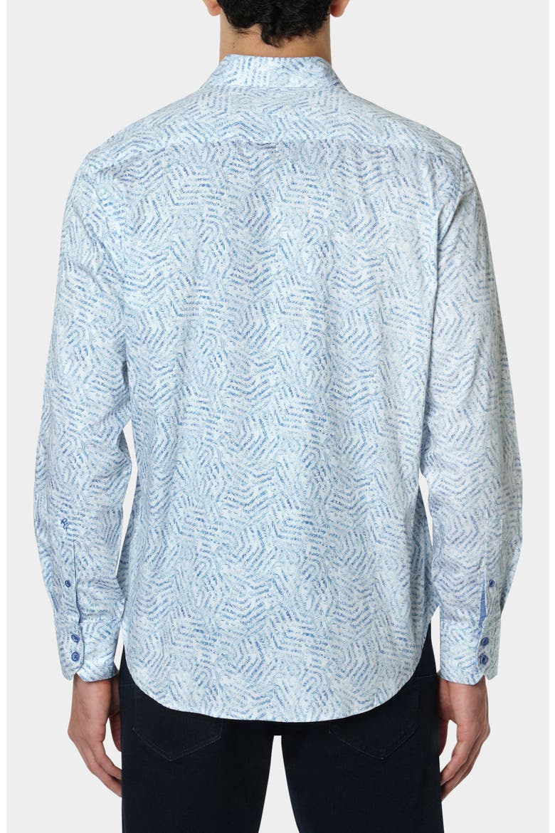 Paisley Print Cotton Button-Up Shirt, Alternate, color, MULTI
