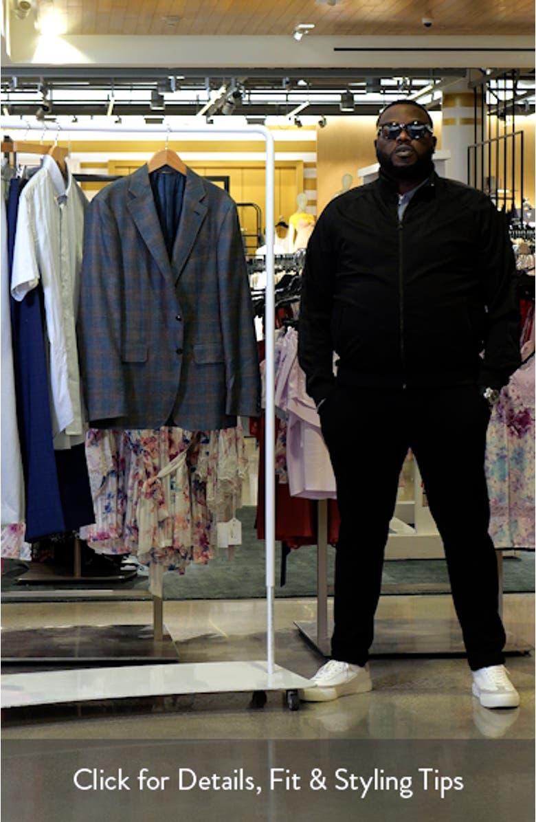 Kei Trim Fit Plaid Wool Sport Coat, sales video thumbnail