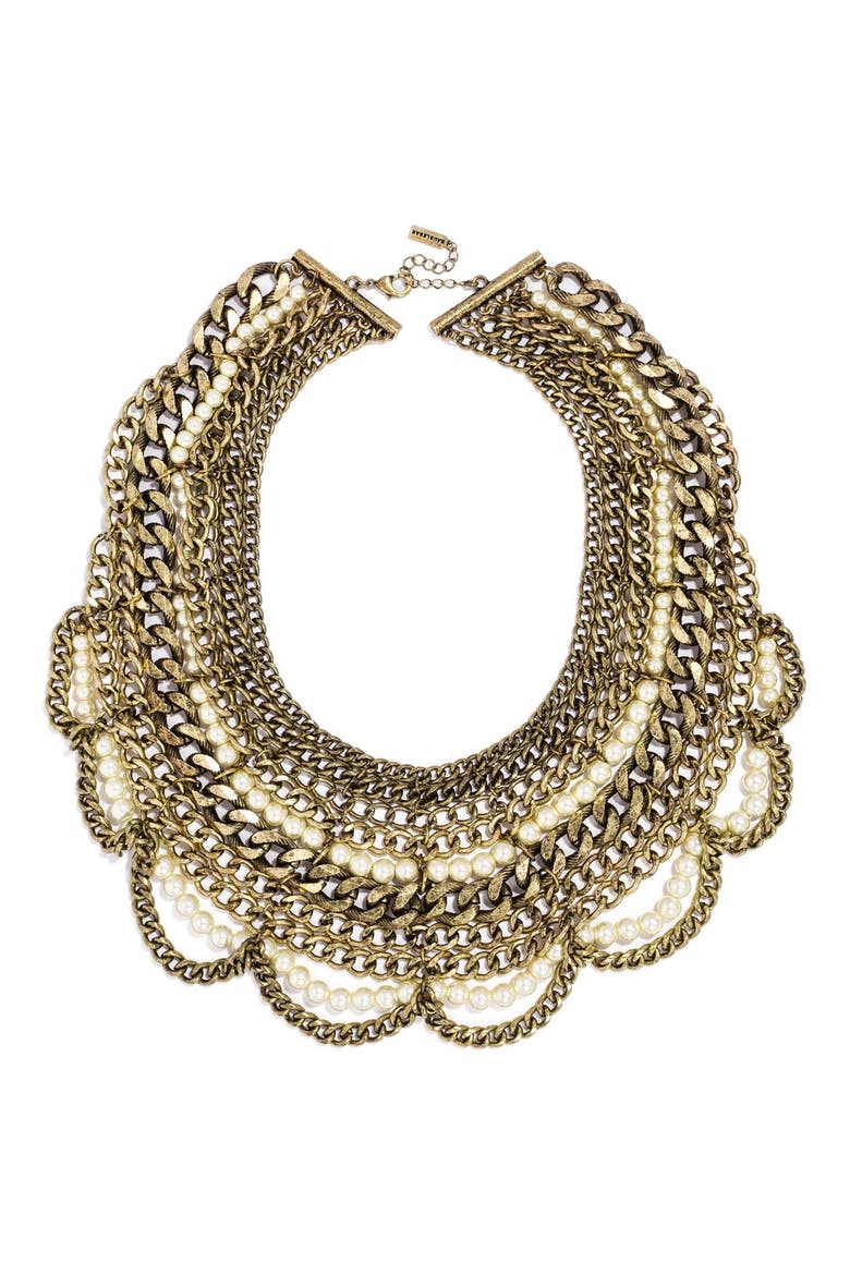 'Courtney 2.0' Necklace, Main, color, PEARL