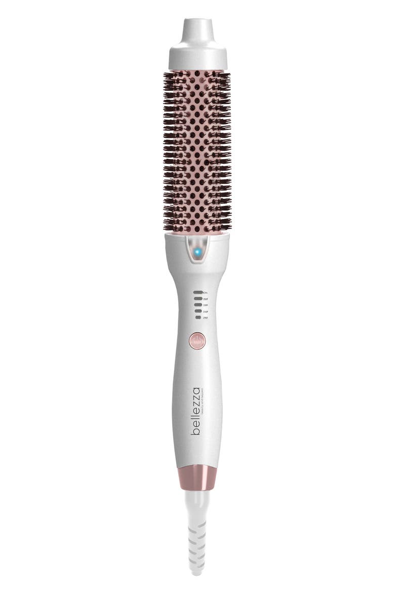 Bellezza 1.5-Inch Ionic Temperature Control Styling Brush, Main, color, WHITE