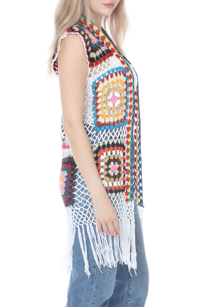 Crochet Vest, Alternate, color, AS IS