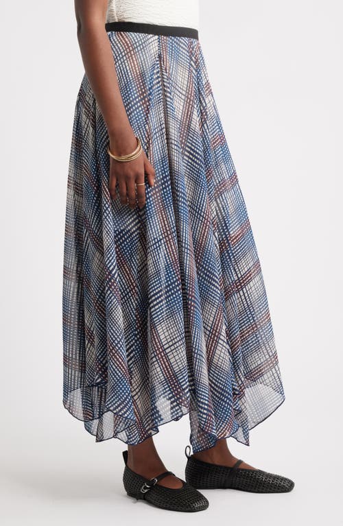 Treasure & Bond Handkerchief Maxi Skirt In Multi