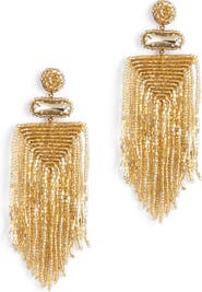 Deepa Gurnani Jody Beaded Tassel Earrings