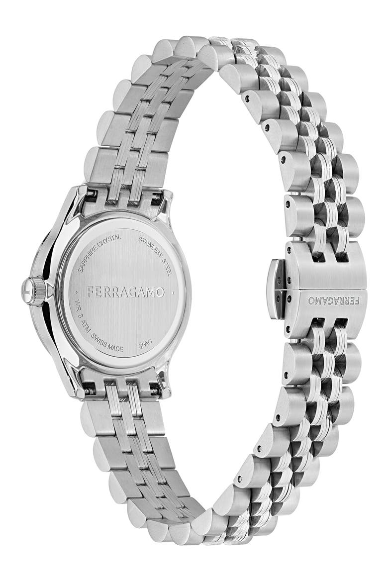 Duo Stainless Steel Bracelet Watch, 28mm, Alternate, color, STAINLESS STEEL