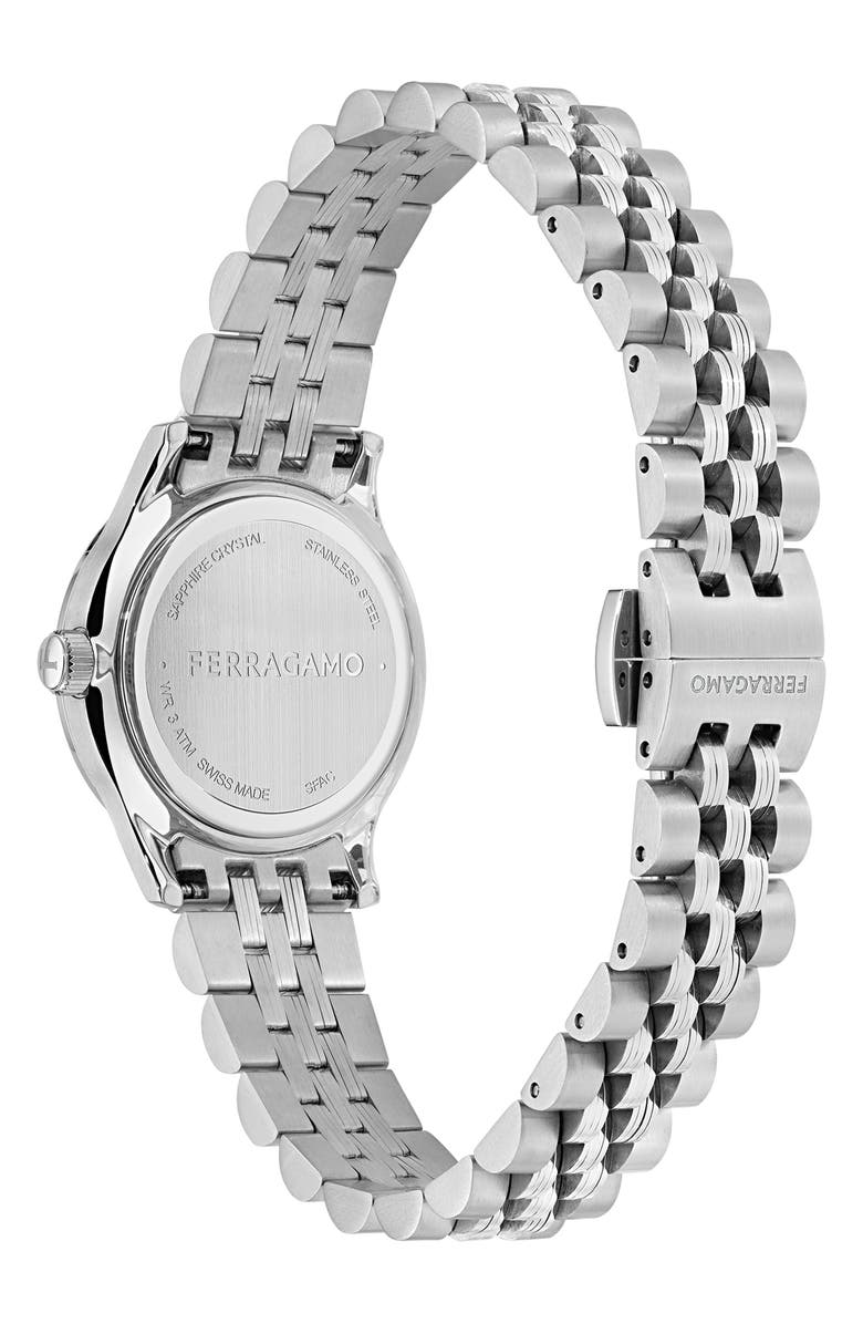 FERRAGAMO Duo Stainless Steel Bracelet Watch, 28mm, Alternate, color, 