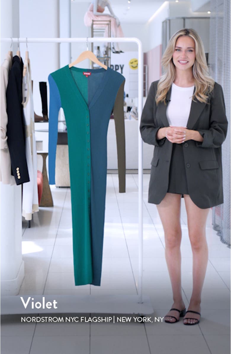 Shoko Colorblock Sweater Dress, sales video thumbnail