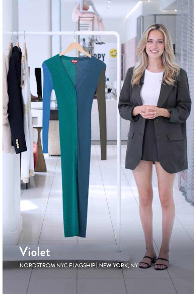 Shoko Colorblock Sweater Dress video