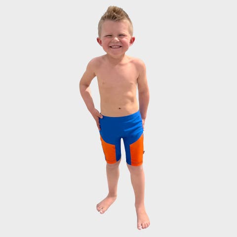 Unisex UPF 50+ Color Block Swim Jammer