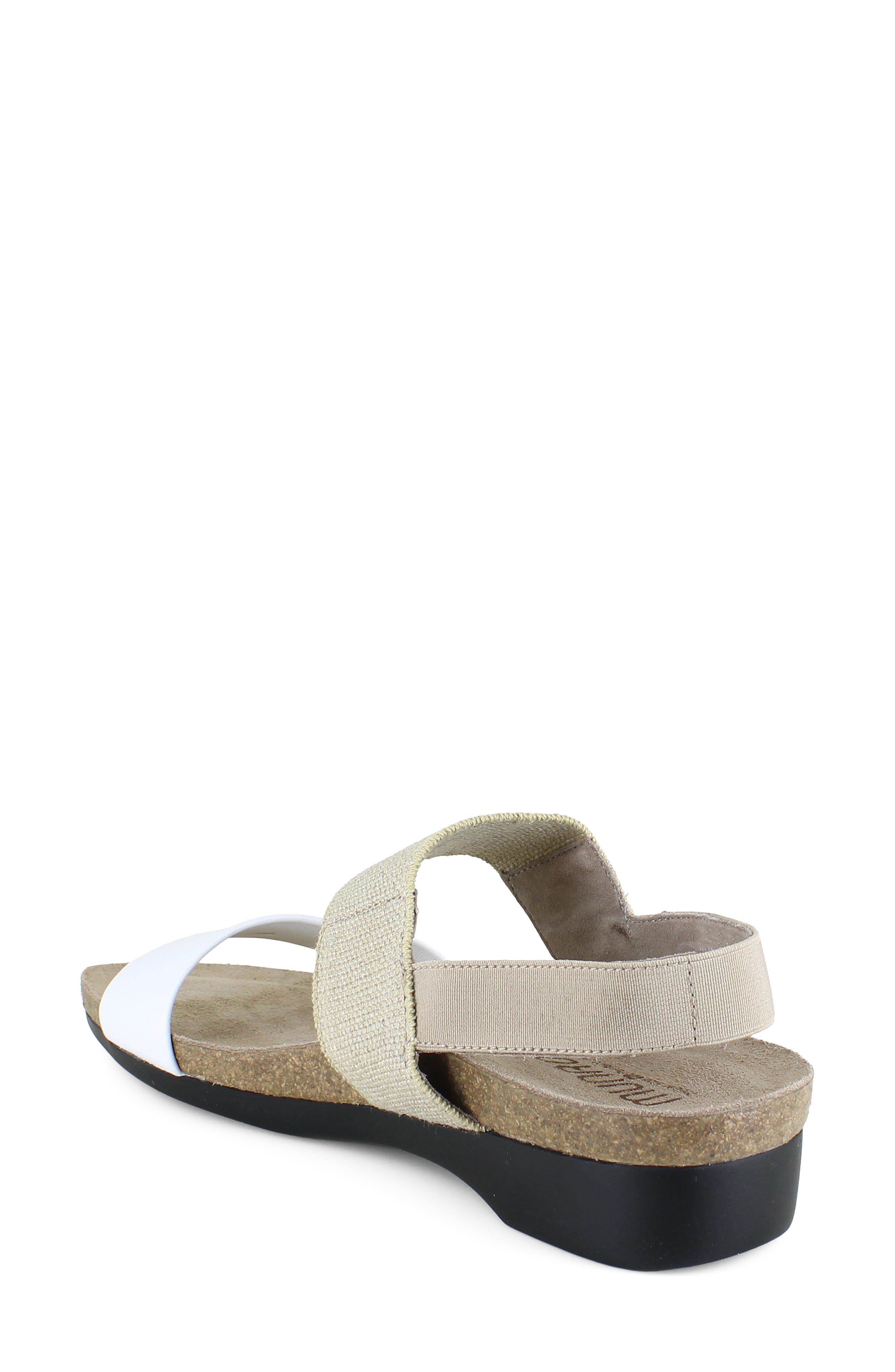 Munro Pisces Sandal, Alternate, color, White/ Natural