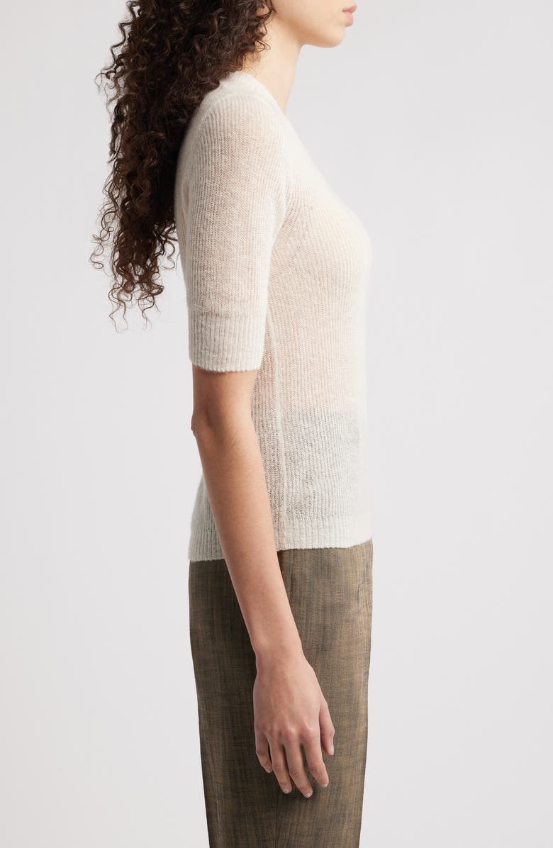 BOSS Fusionana Short Sleeve Sweater, Alternate, color, 