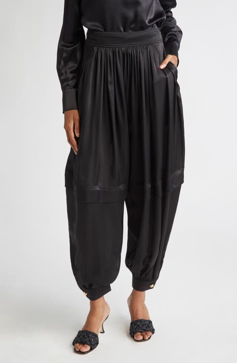Hypnotic Silk Harem Pants