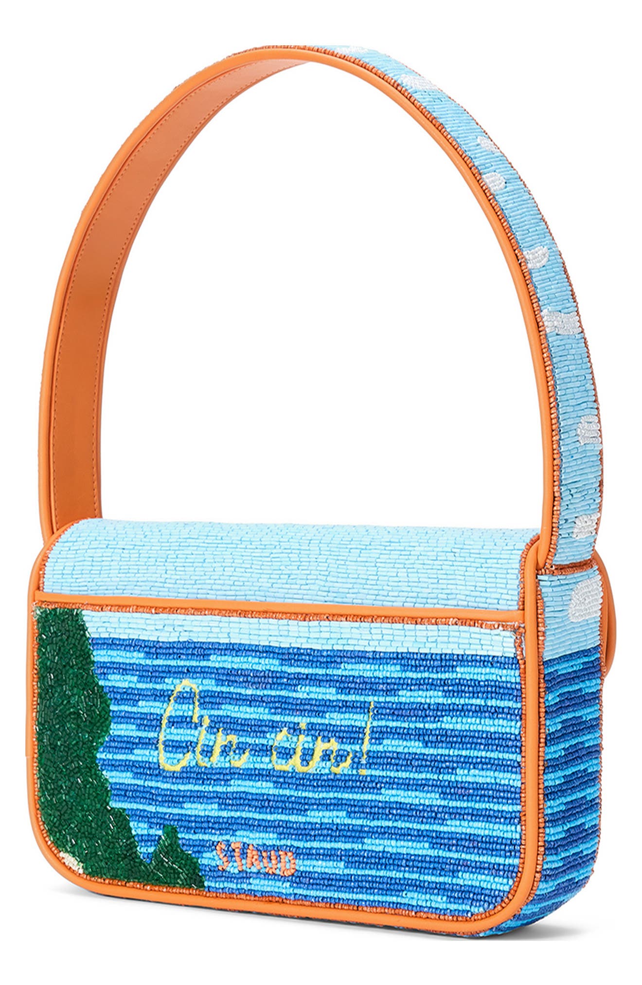 Tommy Beaded Shoulder Bag, Alternate, color, SUNSET SPRITZ
