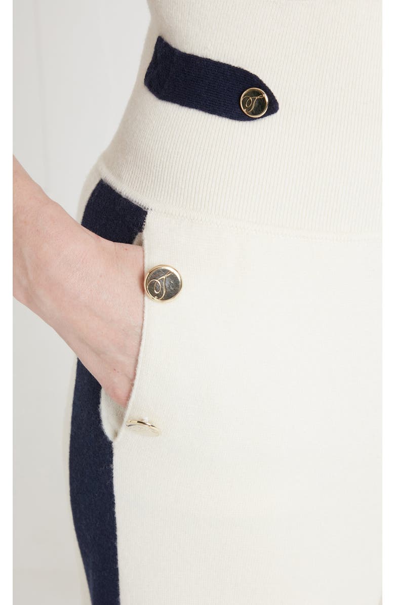 Temperley London Ribera Knit Trousers, Alternate, color, Ivory