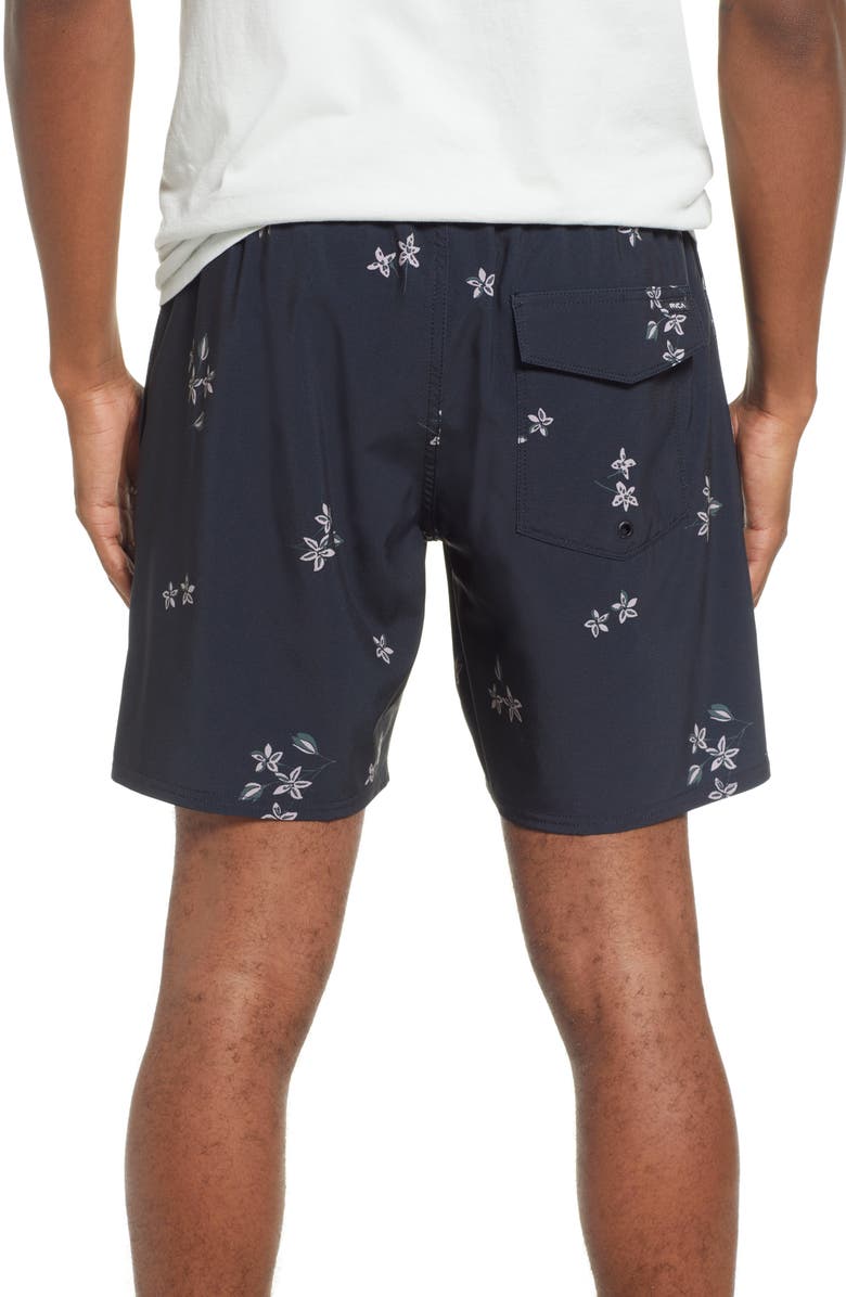 RVCA Tropical Print Board Shorts, Alternate, color,
