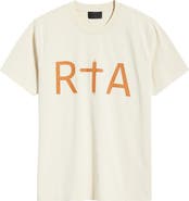 RtA Liam Regular Fit Logo Graphic T-Shirt