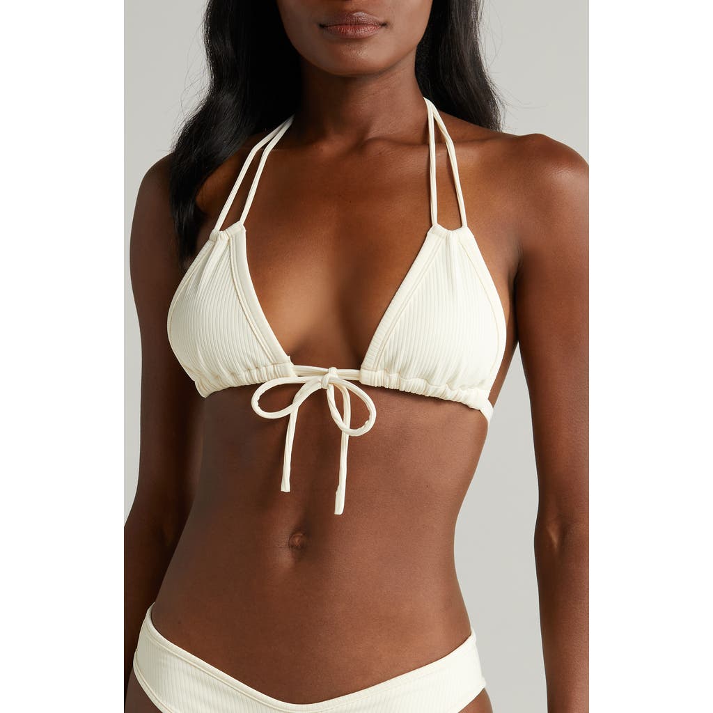 MONTCE Euro Bow Bikini Top in Cream Rib  product