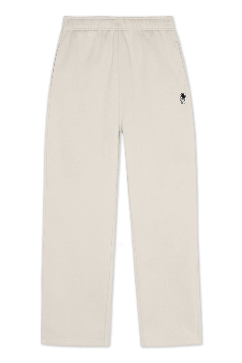 Astronaut Midweight Fleece Relaxed Track Pants, Main, color, Bone