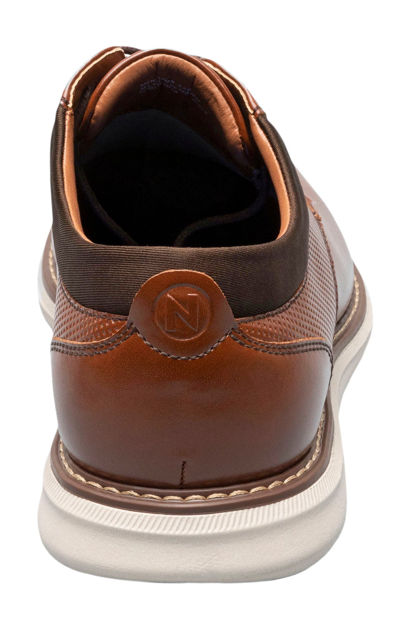 NUNN BUSH Chase Plain Toe Derby - Wide Width Available, Alternate, color, Cognac Multi
