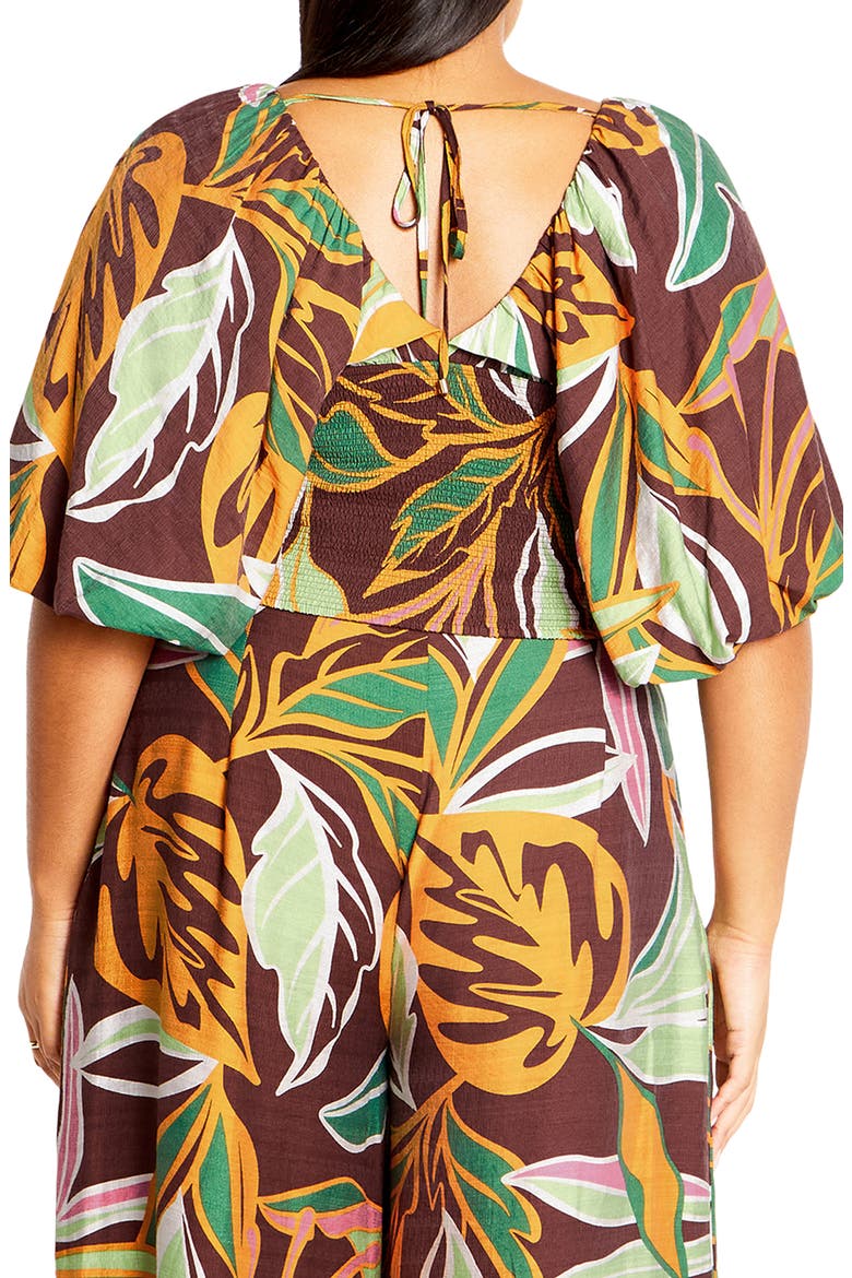 Petra Print Puff Sleeve Top, Alternate, color, ABSTRACT
