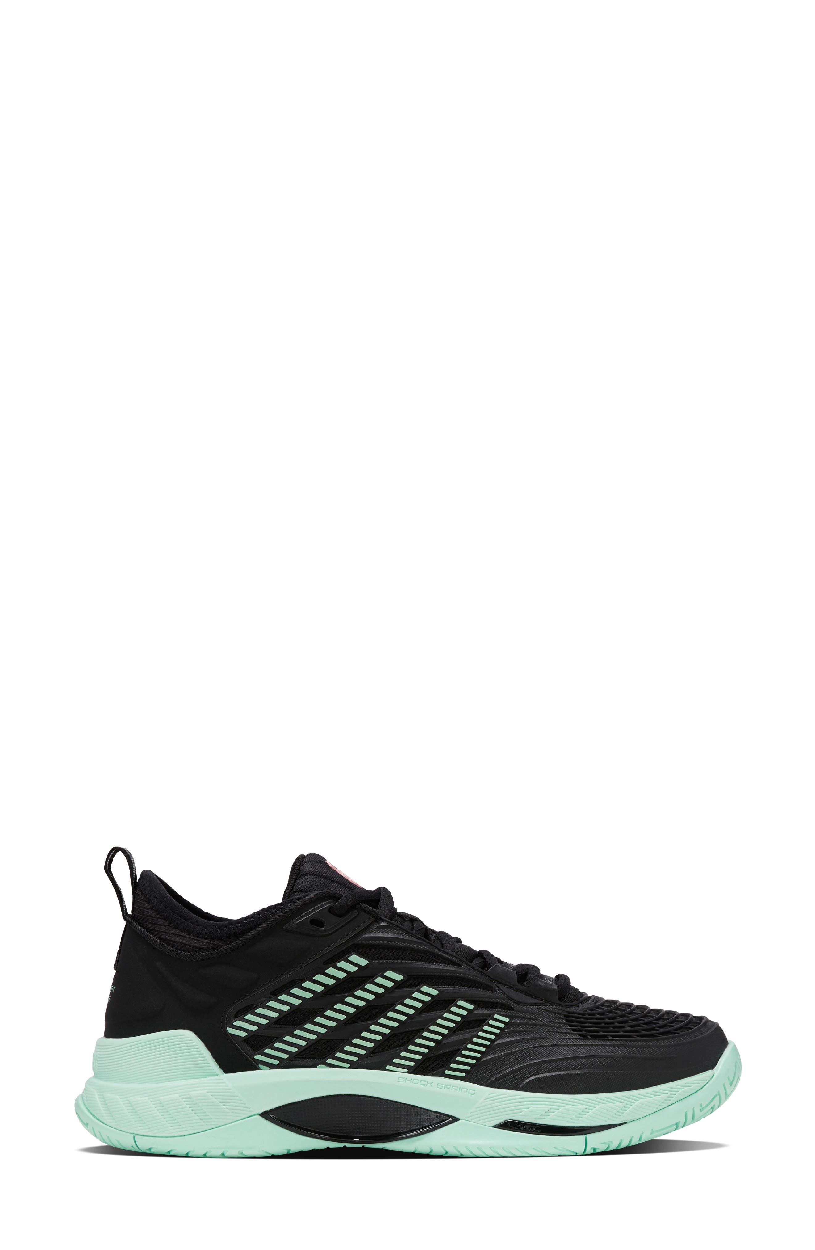 K-Swiss Hypercourt Supreme 2 Tennis Shoe, Alternate, color, Black/ Neon Mint