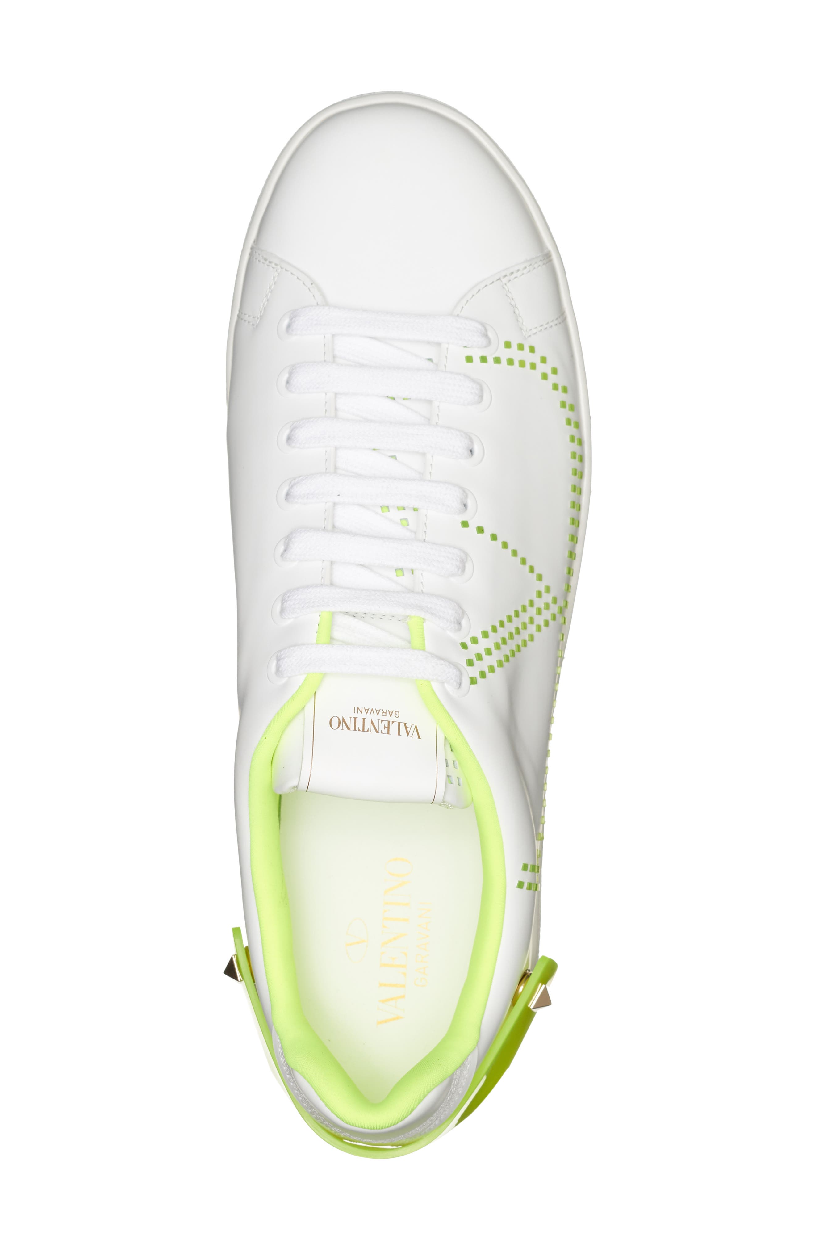 Net V Sneaker, Alternate, color, YELLOW/ IVORY