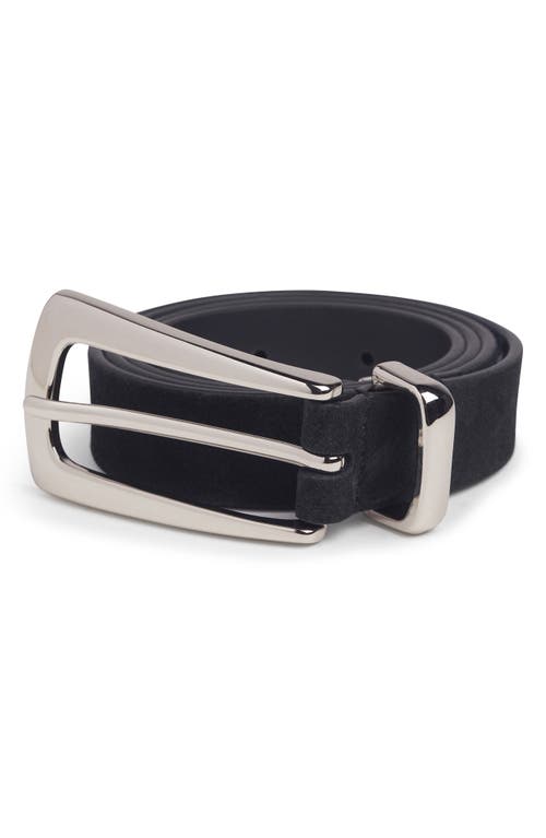 Favorite Daughter The Suede Statement Belt In Black