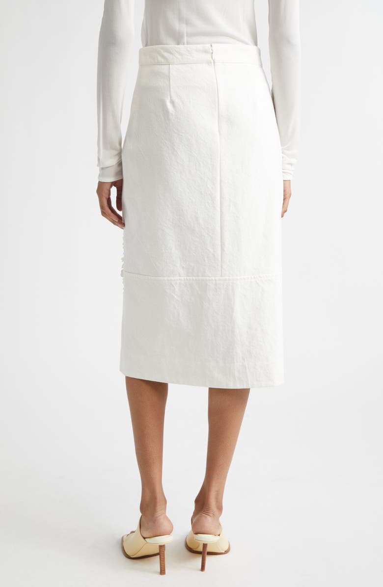 PLAN C Sequin Stretch Drill Pencil Skirt, Alternate, color, Butter