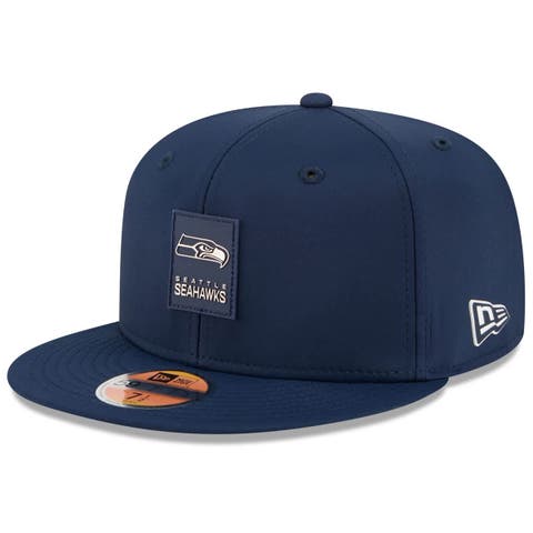Men's New Era College Navy Seattle Seahawks 2025 Sideline  59FIFTY Fitted Hat