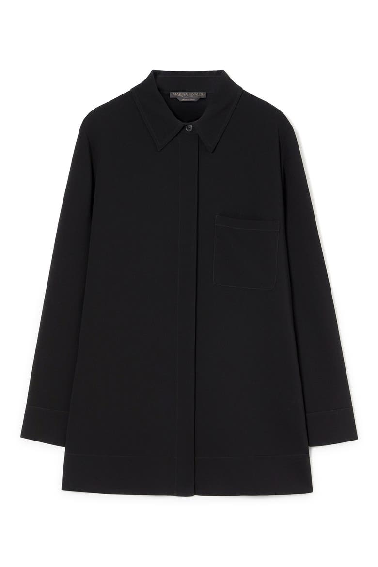 Cady Button-Up Shirt, Alternate, color, BLACK