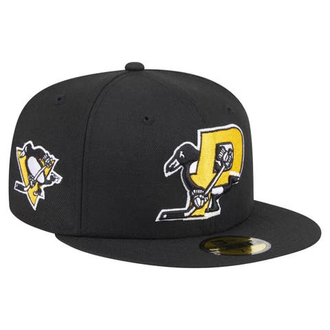 Men's New Era  Black Pittsburgh Penguins Deceptor 59FIFTY Fitted Hat