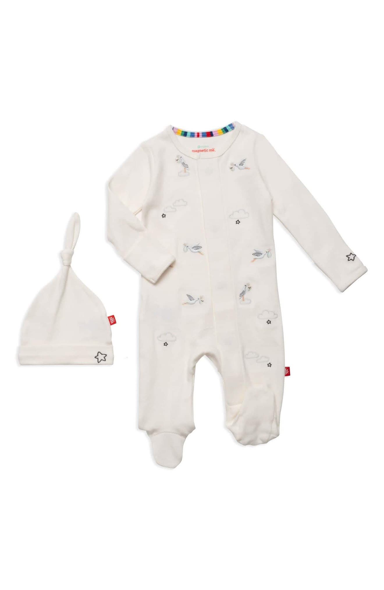 Magnetic Me Beary Special Delivery Magnetic Footie & Cap Set