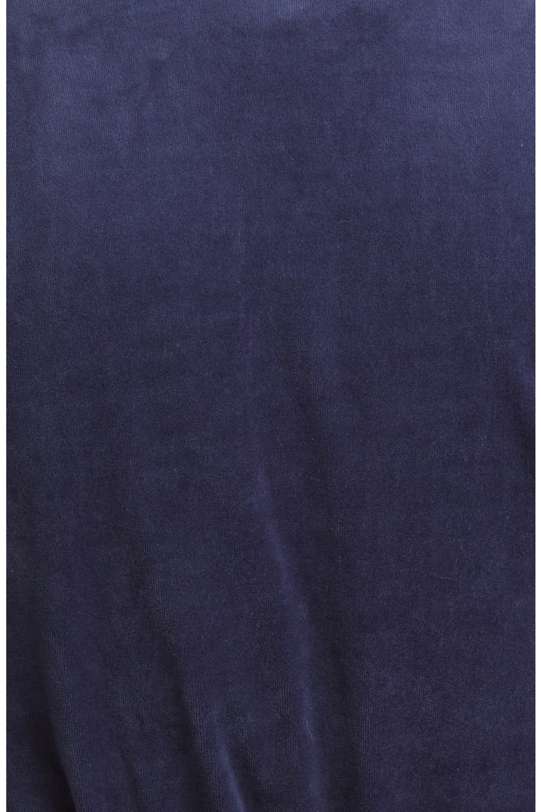 Refinery Velour Shawl Collar Robe, Alternate, color, NAVY