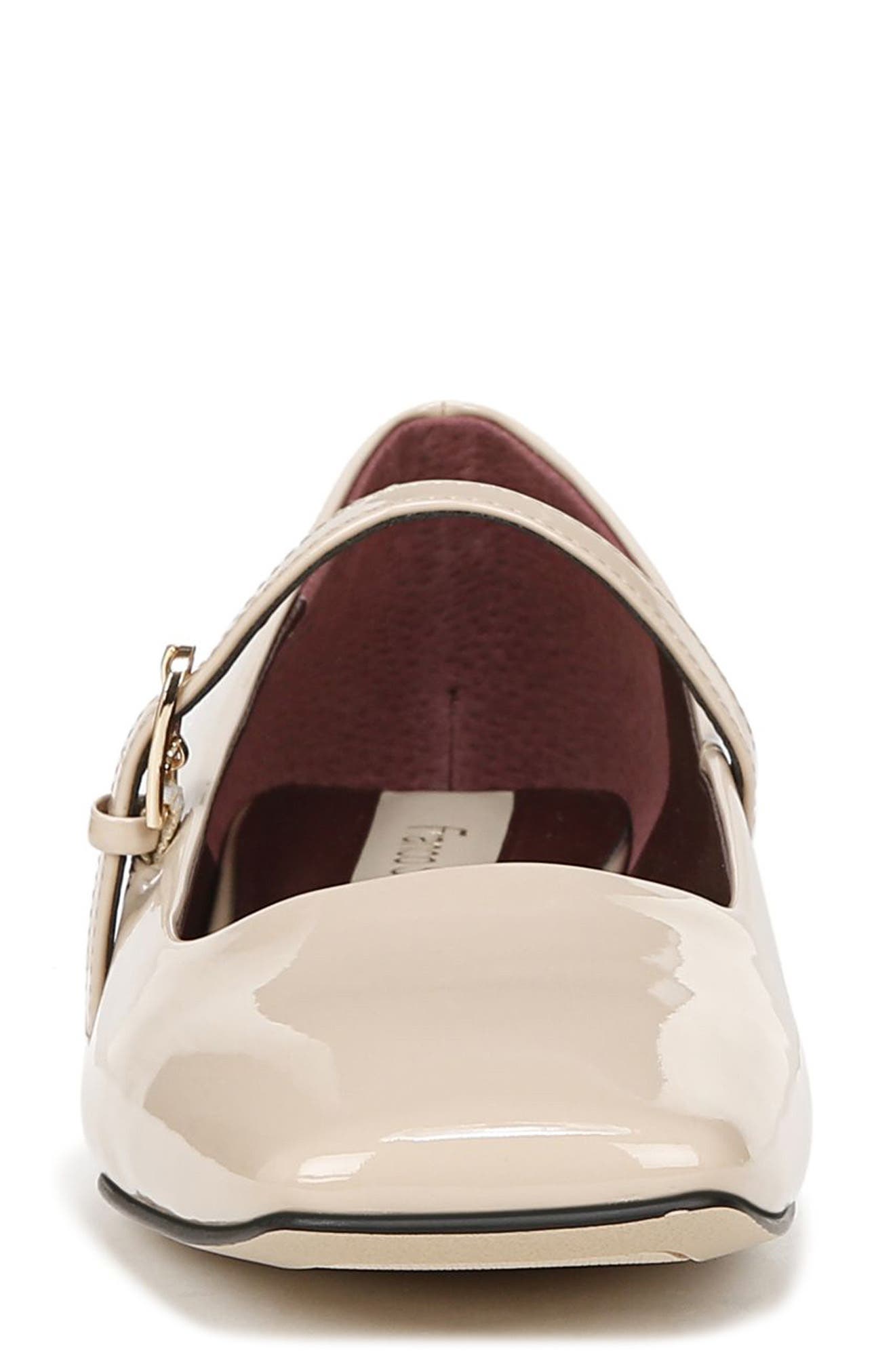 Tinsley Square Toe Mary Jane Flat, Alternate, color, NUDE