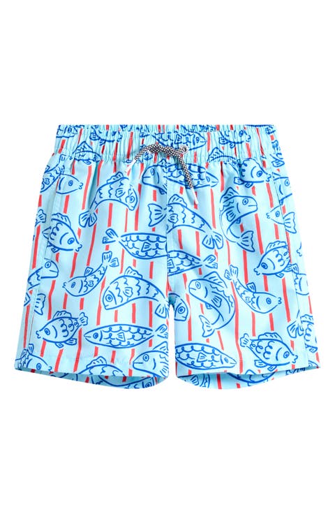 Kids' Fishy Kids Swim Trunks (Big Kid)