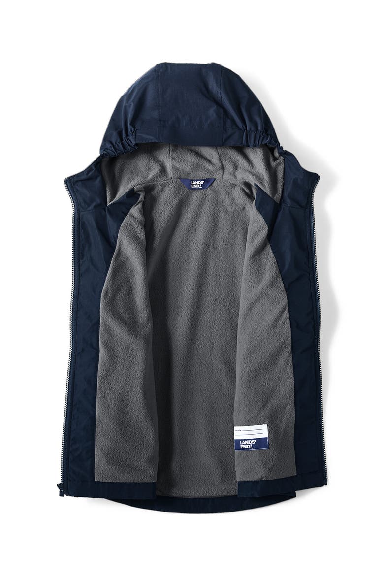 School Uniform Kids Rain Jacket, Alternate, color, Classic Navy