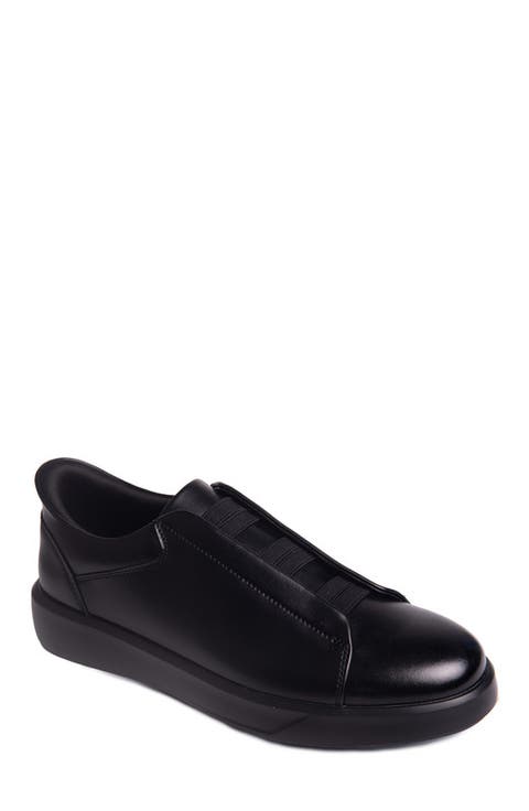 Allen Street Hands Free Technology Lightweight Leather Sneaker