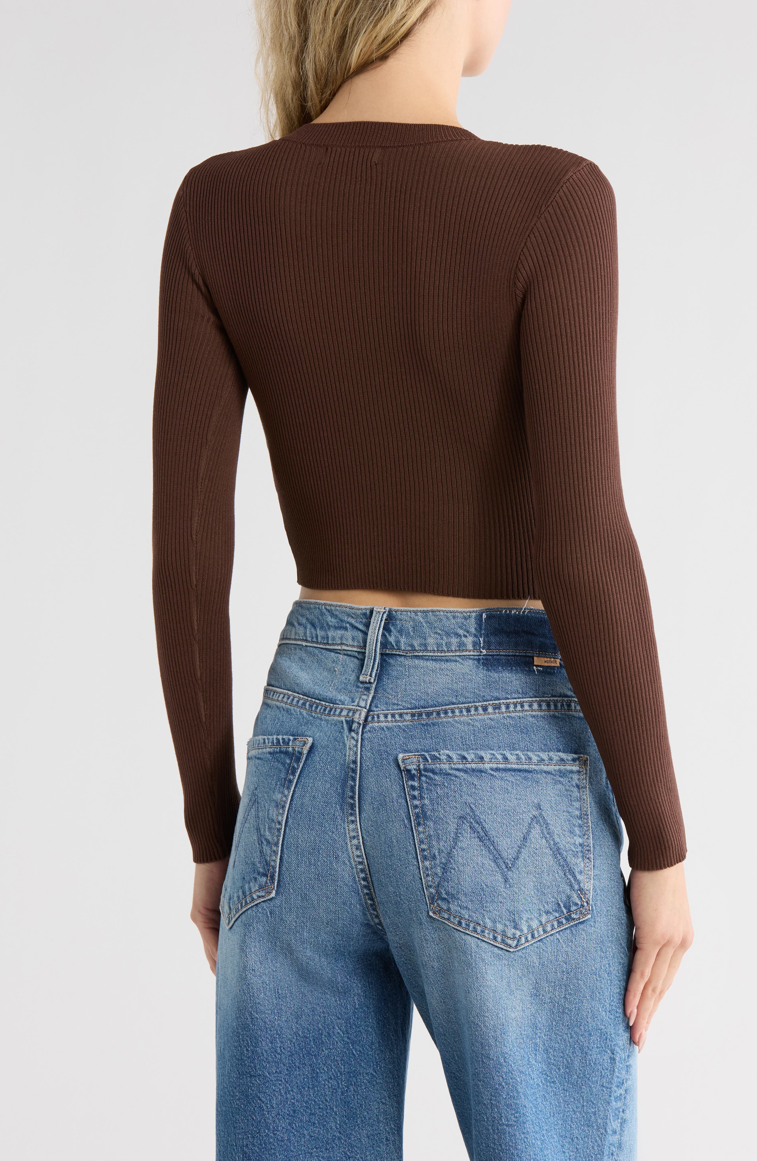 Button Front Crop Cardigan - image 4