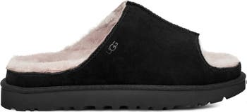UGG® Greenport Genuine Shearling Lined Slide Sandal (Women