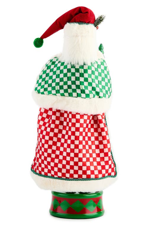 Mackenzie-childs Mackenzie Childs Check It Out Nutcracker In Red