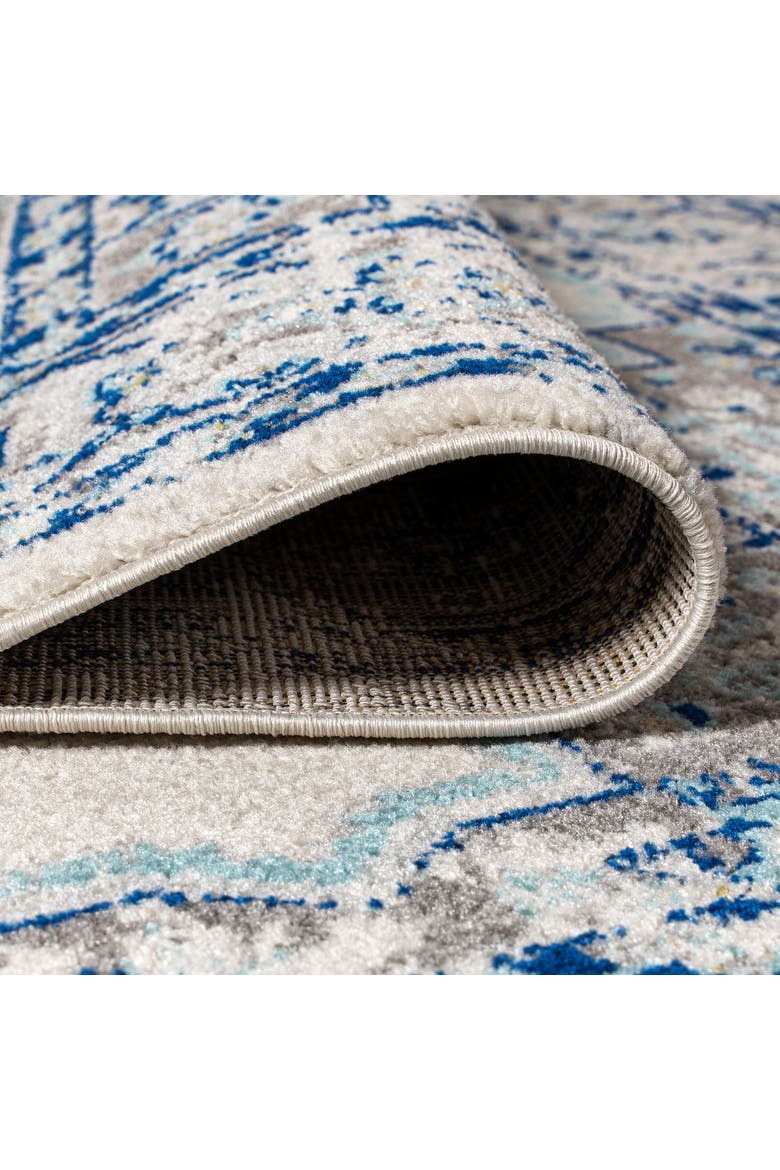 Inigo Cottage Medallion Area Rug, Alternate, color, Blue/Gray